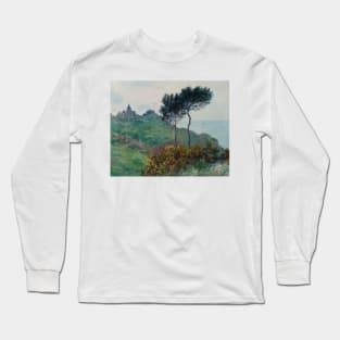 The Church at Varengeville, Grey Weather by Claude Monet Long Sleeve T-Shirt
